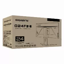 Monitor Gigabyte G24f 2 Led, 60.5 Cm (23.8), 2xhdmi, 1xdp, 1920 X 1080 Pixeles, Respuesta 1 Ms, 165 Hz, Panel Ips, Amd Freesync Color Negro
